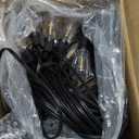 Brightown 100FT Solar String Lights Outdoor Waterproof with Remote, 31+2 LED Shatterproof Bulbs, Dimmable & Timable, 3 Light Modes - Commercial Grade Patio Lights for Garden Backyard Party Decor