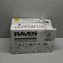 SAS Safety 66518 Raven Powder-Free Disposable Black Nitrile 7-Mil Gloves, Large, 100 Gloves by Weight