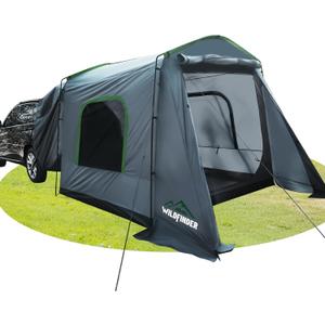 SUV Tent, 5-9 Person Rectangle Car Tent for Family, Waterproof & Windproof for Car Camping, Large Camping Tents with Storage Bag, SUV, Van, Jeep, Pickup 8FT L x 10.6FT W x 7.2FT H