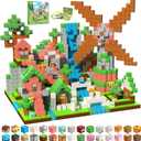 Magnetic Blocks, Magnetic Tiles Building Blocks, Magnet Cubes STEM Sensory Game Toys Christmas Birthday Gifts for Kids Boys Girls Age 3+ (Forest House)