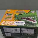 [2026 NEW] Remote Control Crocodile Robot Car | Rechargeable 2.4GHz RC Alligator Toy with Realistic Biting & Roaring Sounds, 3-in-1 Prank Game & Interactive Play, Fun Gift for Boys & Girls Ages 310