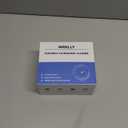 Wrklly Rechargeable Ultrasonic Retainer Cleaner Machine | 50kHz 1.9 inch Ultra-Thin Portable | Night Guard Aligners Jewelry |6pcs Cleaner Tablets Included | Quick & Deep Clean Modes | Oral Dental Care (White)