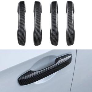 Door Handle Covers Trim Compatible With 11th Gen Civic Accessories, For Honda Civic 2022 2023 2024 2025, Accord / CR-V / HR-V 2023 2024 2025 with Smart Auto Lock -Carbon Fiber style Car Decoration