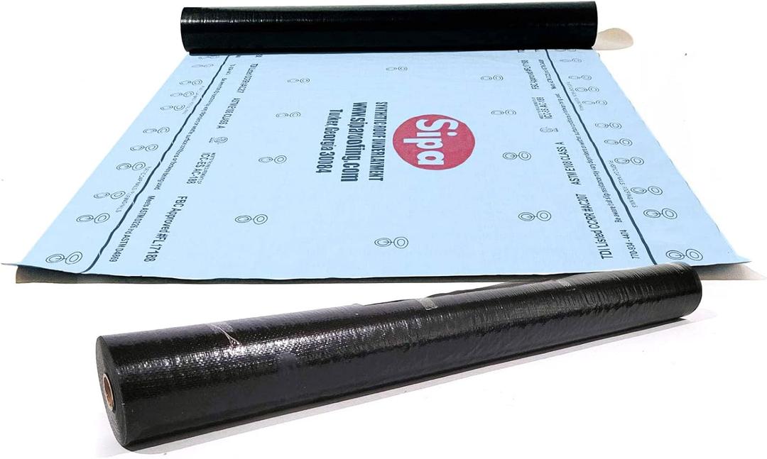 SIPA 100 GSM Synthetic Waterproof Roof Underlayment 48 x 250' (1)