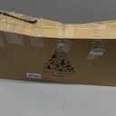 4-Piece Large Rattan Christmas Tree Collar, 34" Handmade Woven Christmas Tree Ring, Xmas Tree Base Cover, Large Holiday Tree Skirt Accessory for Home, Living Room (Pure Natural)