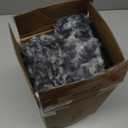 KSIIA Washable Dog Bed Deluxe Plush Dog Crate Beds Comfy Kennel Pad Anti-Slip Pet Sleeping Mat for Large, Jumbo, Medium, Small Dogs Breeds, 23" x 18", Dark Grey