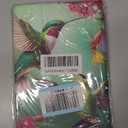 Dikoer Case for Amazon Kindle Fire HD 10 & 10 Plus Tablet (11th/13th Generation, 2021/2023), Slim Adjustable Stand Back Shell Protection Smart Cover for Fire HD 10.1 Inch Tablet, Hummingbird Flower