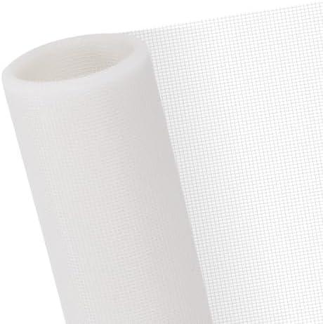 40"x118" Window Screen Mesh, Fiberglass Window Screen, Screen Door Mesh, Windows Screens and Screen Door Replacement, Patio Screen Mesh- White