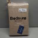 Bedsure Cotton Duvet Cover King - 100% Cotton Waffle Weave Khaki Duvet Cover King Size, GentleSoft and Breathable Tan Bedding Set for All Season, 3 Pieces, 104"x90"