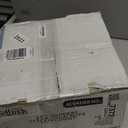 bUCLA 100PCS Ivory Plastic Plates with Gold Rim - Heavy Duty Cream Disposable Include 50 Dinner 10 inch & 50 Dessert 7 inch, for Party & Wedding