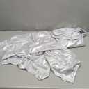 10ftx10ft Sequin Silver Backdrop Curtain for Parties, Wrinkle Free Thick Glitter Photo Backdrop Drapes 2 Panels 5x10FT Shimmer Back Drop Cloth for Wedding Birthday Christmas Photography Background