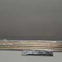 Ivilon Window Curtain Rod End Cap - 1 inch Pole. 120 to 240 Inch. Warm Gold