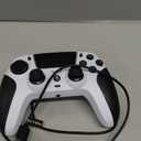 SFGSUP Wireless Controller for PS5/PC/MAC/iOS/Android/Steam Deck, With Hall Effect Joystick&Trigger/8 RGB Lighting/Turbo/Dual Vibration/Programmable/Headset Jack/Touchpad/1500 mAh Battery, White&Black