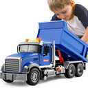 Dwi Dowellin Toddler Trucks Toys for Boys Age 3-5,Big Dump Truck with Lights and Sounds,Kids Boy Toys Christmas Birthday Gift Car, 14 X 5.1 X 5.3 Inches