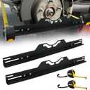 Wheel Alignment Tool with Tape Measures,Heavy Duty Toe Alignment Tool Plates,Car Front End Alignment Tool, Fast & Accurate Car Alignment Tool Kit (Black)