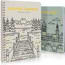 Beautiful Adult Coloring Book for Relaxation - Inspirational Adventures and Landmarks Scenery For the Spirit of Wanderlust - Perfect Stress-Relieving Gift for Women