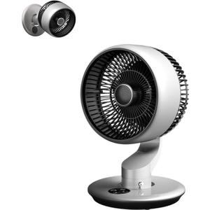 Rechargeable Desk Fan, USB Small Desktop Fan, Wall Mounted Fan Upgraded Vacuum Suction Cup Installation, Long Life, Silent Operation for Home, Office, Bedroom, Kitchen