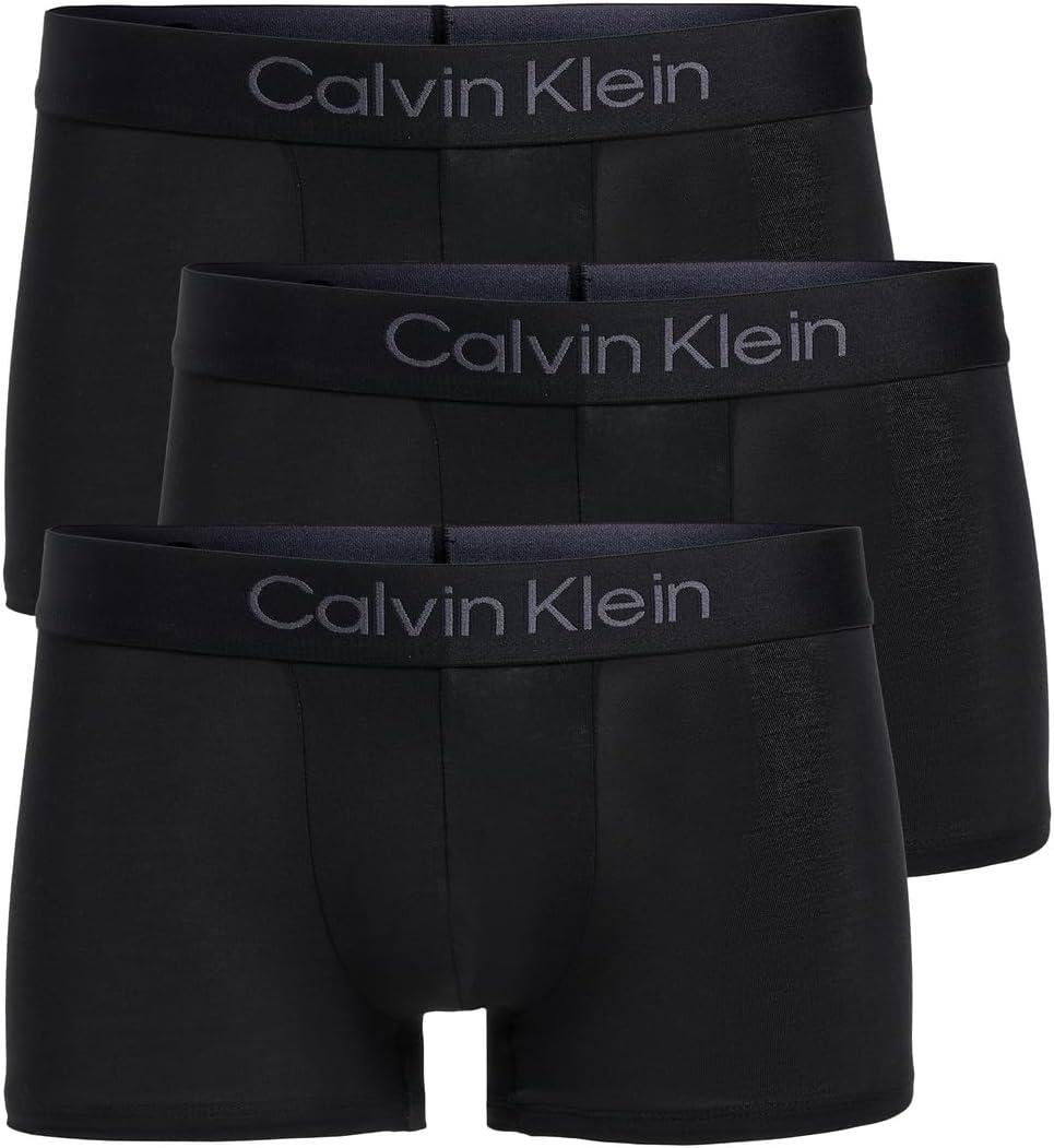 Calvin Klein Men's Ultra Soft Modern Modal 3-pack Trunk, XL