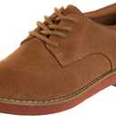 French Toast Kids Dress Shoes Oxford School Uniform - Lace up Loafer Saddle Shoe for Girls and Boys - Dirty Buck (Size 6 Big Kid)