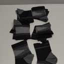 Plantar Fasciitis Sock (5 Pairs) for Men and Women, Compression Foot Sleeves with Arch and Ankle Support (Black, Large)