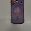 CANSHN Magnetic Compatible with iPhone 17 Pro Case, Upgraded [Full Camera Protection] [Compatible with Magsafe] [Translucent Matte] Shockproof Protective Phone Cover 6.3 Inch - Deep Purple