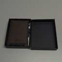 Wallet for Men, Minimalist Slim Mens Wallet with Money Clip, RFID Blocking Smart Pop Up Card Wallet with ID Window, Compact Bifold Wallet,Metal Aluminum Credit Card Holder (Black)