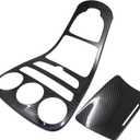 XQSMWF Carbon Fiber Gear Shift Panel Trim Fit for Mercedes C-Class W205