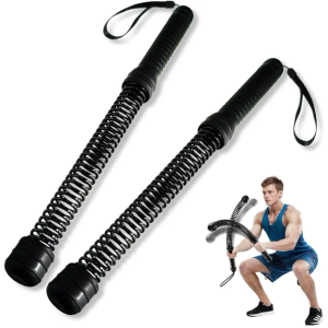 Connectable Multi-Purpose Ropeless Training Ropes - Portable Cordless Training Rope for Home Gym, HIIT Workout Equipment for Strength Building & Full-Body Exercise (Black)