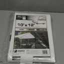 10' x 12' Foremost Tarp 31012 White Dry Top HD White 10-Mil Heavy Duty Tarp