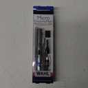 Wahl Micro Groomsman Battery Personal Trimmer for Hygienic Grooming with Rinseable, Interchangeable Heads for Eyebrows, Neckline, Nose, Ears, & Other Detailing - 05640-600