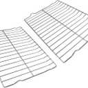 Upgrade DG75-01001C Range Oven Rack for Samsung Stove Oven Parts 304 Stainless Steel Rack-flat for Samsung NE63A6511SS FCQ321HTUB FEN300WX FER300SB FTQ307NWGX Pack of 2