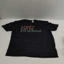 I Can't PA School Student Funny Future Physician Assistant T-Shirt (Small, Black)