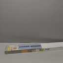 Cordless Light Filtering Mini Blind - 35 Inch Width, 64 Inch Length, 1" Slat Size - Woodtone - Cordless GII Morningstar Horizontal Windows Blinds for Interior by Achim Home Decor