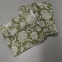 Sage Green Vintage Floral Pillow Covers 18x18 Inch Set of 2 Neutral Flower Cotton Linen Decorative Throw Pillow Case Cushion Covers for Bedroom Sofa Living Room Chair
