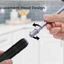 Long Handle Bottle Brush, Bottle Brush Cleaner with Dual Function Bristles for Water Bottles, Glasswares, Mugs, Thermoses, Baby Bottles, Blue 3 PCS