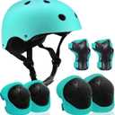 Adjustable Helmet for Ages 5-16 Kids Toddler Boys Girls Youth,Protective Gear with Elbow Knee Wrist Pads for Multi-Sports Skateboarding Bike Riding Scooter Inline skatings Longboard Roller Skate Size: Small: 48-54 cm
