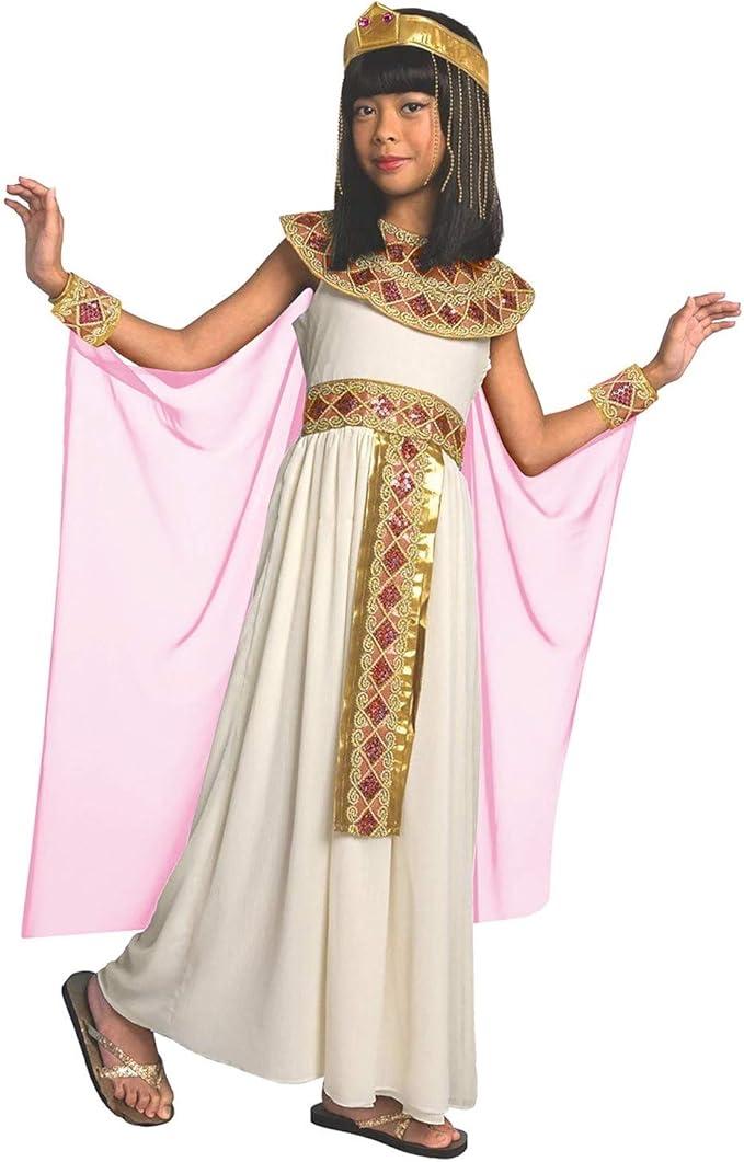 Morph Kids Costume for Girls, Egyptian Dress for Kids, Egyptian Costume for Children, Halloween Outfit, Large