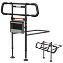 Nimood Bed Rails With Motion, Bed Cane Assist Rail for Seniors with Activated Light Adjustable Height