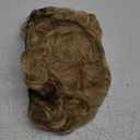 Short Blonde Wigs for White Women Curly Natural Old Lady Hair Wig with Bangs Costume Halloween Party Daily Wig(Blonde)