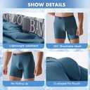 BAMBOO COOL Men's 360 Breathable Mesh Underwear Moisture-Wicking Boxer Briefs Cooling Performance,Multipack (XXL)