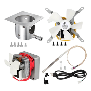 Subody Cldkz Complete Replacement Parts Kit for Pit Boss and Traeger, Auger Motor, Grill Induction Fan, Fire Burn Pot with Screws, Hot Rod Ignitor with Fuse, for Traeger, Pit Boss Wood Pellet Grills