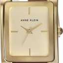 Anne Klein Women's Leather Strap Watch (Honey Brown/Gold)
