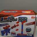 2 IN 1 Shooting Games Toys for Boys 5, 6, 7, 8, 9, 10+ Year Old, Moving Shooting Target and Standing Digital Targets with 2 Toy Guns, 24 Foam Balls, Kids Outdoor Game, Christmas Birthday Gift for Kids