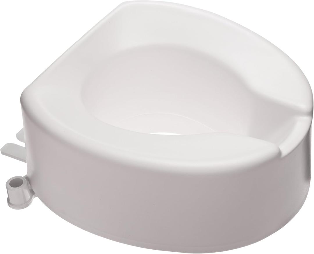 SP Ableware Maddak Tall-Ette 6-Inch Elongated Elevated Toilet Seat (725831006), white