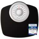 Adamson A25 Scales for Body Weight - Up to 400 LB - New Version - 5.3" Dial on 12.4" x 10.2" Platform - Anti-Skid Rubber Surface - High Precision Bathroom Scale Analog - Durable with 20-Year Assurance