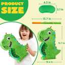 Dinosaur Pinata with Plastic Bat and Paper Blindfold15.5H X 10.5W X 3D), Cinco De Mayo Party, Dinosaur Animal Theme Parties Decorations, Indoor or Outdoor fiesta