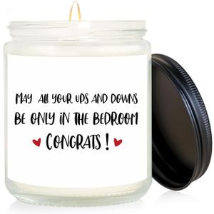 Congratulations Candle. MAY ALL YOUR UPS AND DOWNS BE ONLY iN THE BEDROOM  CONGRATS!