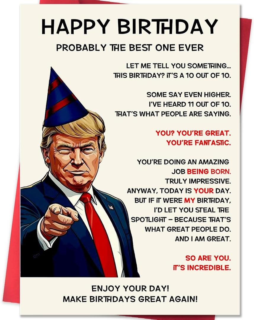 3 x Funny Birthday Card for Women Men, Cool Birthday Gift Ideas for Him Her, Great for 30th 40th 50th 60th Birthday Decorations Cards for Mom Dad Husband Wife