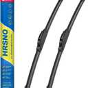 HRSNO® 22"+22" Wipers Replacement for Ford F-150 2025-1997 Chevy Silverado Series 2007-1999 Suburban 2020-2015 Tahoe 2021-2015 GMC Yukon 2020-2014 Ram 1500 2018-2011 Windshield Wiper Blade(Pack of 2)