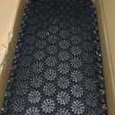 ProsourceFit Acupressure Mat and Pillow Set for Back/Neck Pain Relief and Muscle Relaxation (Large, Black/Black)